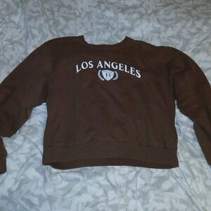 Los Angeles Brown Crewneck Sweatshirt